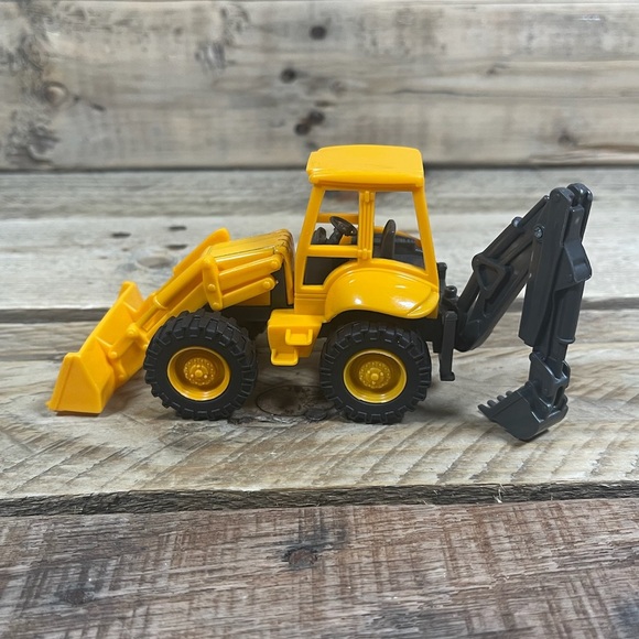 Popak New Ray Excavator Truck Yellow Dump Digger Construction Vehicle Hauler Toy - Picture 5 of 8